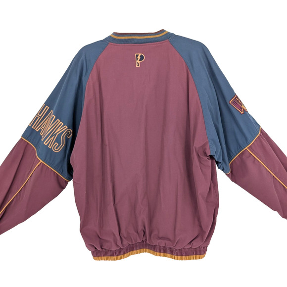 Rare VTG 90s Pro Player Mens Chicago Blackhawks NHL Bomber Jacket Hockey Medium - Picture 2 of 15